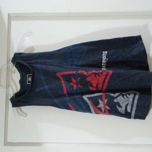 NFL Patriots size small blue tank top